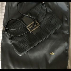 Authentic Fendi Clutch Black